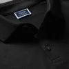 CHARLES TYRWHITT Tyrwhitt Long Sleeve Pique Polo - Black -Charles Tyrwhitt Shop JEP0342BLK COLLAR DETAIL