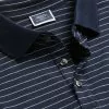 CHARLES TYRWHITT Tyrwhitt Pique Polo - Navy & Wh -Charles Tyrwhitt Shop JEP0377NWT COLLAR DETAIL