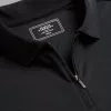 CHARLES TYRWHITT Zip-Neck Jersey Polo - Black
