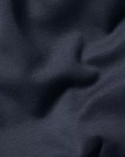 CHARLES TYRWHITT Zip-Neck Jersey Polo - Navy 12 CHARLES TYRWHITT Zip-Neck Jersey Polo - Navy -Charles Tyrwhitt Shop JEP0378NAV FABRIC DETAIL