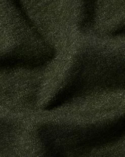 CHARLES TYRWHITT Tyrwhitt Pique Polo - Olive Melang -Charles Tyrwhitt Shop JEP0384OLV FABRIC DETAIL