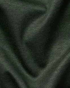 CHARLES TYRWHITT Cotton TENCEL™ Mix Long Sleeve Polo - Forest Green -Charles Tyrwhitt Shop JEP0389FRG FABRIC DETAIL