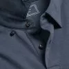 CHARLES TYRWHITT Combed Cotton Polo - Steel B 1 CHARLES TYRWHITT Combed Cotton Polo - Steel B -Charles Tyrwhitt Shop JEP0390STL COLLAR DETAIL