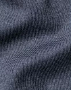 CHARLES TYRWHITT Combed Cotton Polo - Steel B -Charles Tyrwhitt Shop JEP0390STL FABRIC DETAIL