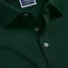 CHARLES TYRWHITT Tyrwhitt Pique Polo - Dark Green 1 CHARLES TYRWHITT Tyrwhitt Pique Polo - Dark Green -Charles Tyrwhitt Shop JEP0402DGN COLLAR DETAIL