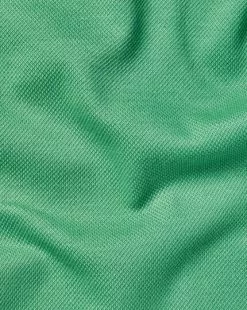 CHARLES TYRWHITT Tyrwhitt Pique Polo - Green 11 CHARLES TYRWHITT Tyrwhitt Pique Polo - Green -Charles Tyrwhitt Shop JEP0402GRN FABRIC DETAIL