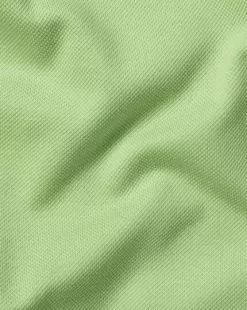 CHARLES TYRWHITT Tyrwhitt Pique Polo - Lime Green 11 CHARLES TYRWHITT Tyrwhitt Pique Polo - Lime Green -Charles Tyrwhitt Shop JEP0402LMG FABRIC DETAIL