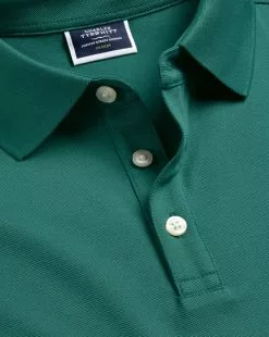 CHARLES TYRWHITT Tyrwhitt Pique Polo - Spearmin