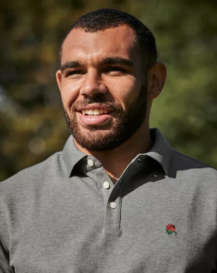 CHARLES TYRWHITT England Rugby Pique Polo - Grey M 9 CHARLES TYRWHITT England Rugby Pique Polo - Grey M - Image 7