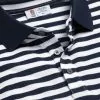 CHARLES TYRWHITT England Rugby Stripe Pique Polo - Navy & Wh 1 CHARLES TYRWHITT England Rugby Stripe Pique Polo - Navy & Wh -Charles Tyrwhitt Shop JEQ0003NWT COLLAR DETAIL