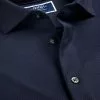 CHARLES TYRWHITT Twill Jersey Shirt - Dark Navy -Charles Tyrwhitt Shop JEX0030DNY COLLAR DETAIL
