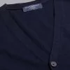 CHARLES TYRWHITT Merino Cardigan - Navy -Charles Tyrwhitt Shop KNC0062NAV COLLAR DETAIL