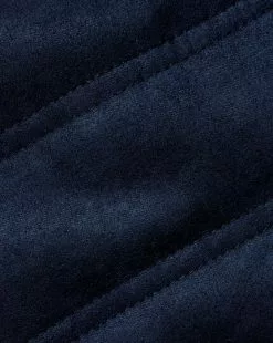 CHARLES TYRWHITT Alcantara Funnel Neck Knitted Jacket - Navy 11 CHARLES TYRWHITT Alcantara Funnel Neck Knitted Jacket - Navy -Charles Tyrwhitt Shop KNC0088NAV FABRIC DETAIL