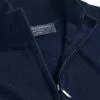 CHARLES TYRWHITT Pure Merino Full Zip-Through Cardigan - Navy 2 CHARLES TYRWHITT Pure Merino Full Zip-Through Cardigan - Navy -Charles Tyrwhitt Shop KNC0089NAV COLLAR DETAIL