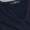 CHARLES TYRWHITT Merino V-Neck Sweater - Navy 1 CHARLES TYRWHITT Merino V-Neck Sweater - Navy -Charles Tyrwhitt Shop KNJ0066NAV COLLAR DETAIL