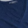 CHARLES TYRWHITT Merino V-Neck Sweater - Royal B -Charles Tyrwhitt Shop KNJ0066RYL COLLAR DETAIL