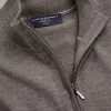 CHARLES TYRWHITT Merino Zip Neck Sweater - Moch -Charles Tyrwhitt Shop KNJ0321MCA COLLAR DETAIL