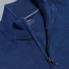 CHARLES TYRWHITT Merino Zip Neck Sweater - Royal B -Charles Tyrwhitt Shop KNJ0321RYL COLLAR DETAIL