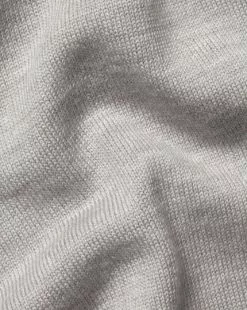 CHARLES TYRWHITT Merino V-Neck Sweater - Silv 13 CHARLES TYRWHITT Merino V-Neck Sweater - Silv -Charles Tyrwhitt Shop KNJ0358SLV FABRIC DETAIL