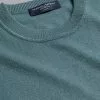 CHARLES TYRWHITT Merino Cashmere Crew Neck Sweater - Pale Teal Green