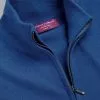 CHARLES TYRWHITT Cashmere Zip Neck Sweater - Royal B