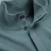CHARLES TYRWHITT Merino Cashmere Button Neck Sweater - Pale Teal Green