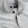CHARLES TYRWHITT Merino Cashmere Button Neck Sweater - Silv