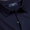 CHARLES TYRWHITT Merino Shirt Cardigan - Navy -Charles Tyrwhitt Shop KNJ0422NAV COLLAR DETAIL
