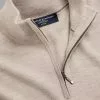 CHARLES TYRWHITT Merino Zip Neck Sweater - Limeston -Charles Tyrwhitt Shop KNJ0432LST COLLAR DETAIL