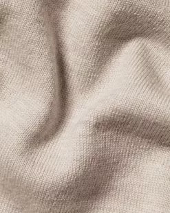 CHARLES TYRWHITT England Rugby Merino Zip Neck Sweater - Limeston -Charles Tyrwhitt Shop KNQ0002LST FABRIC DETAIL