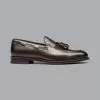 CHARLES TYRWHITT Leather Tassel Loafers - Dark Ch