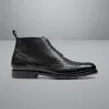 CHARLES TYRWHITT Leather Brogue Boots - Black -Charles Tyrwhitt Shop SHB0276BLK SIDE