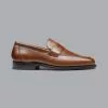 CHARLES TYRWHITT Saddle Loafers - Dark Tan -Charles Tyrwhitt Shop SHC0245CBR SIDE