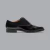 CHARLES TYRWHITT Leather Oxford Shoes - Black 2 CHARLES TYRWHITT Leather Oxford Shoes - Black -Charles Tyrwhitt Shop SHC0246BLK SIDE