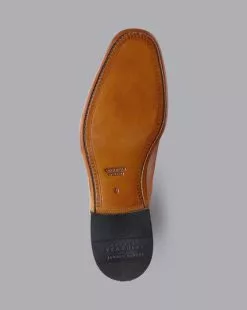 CHARLES TYRWHITT Leather Chelsea Boots - Tan -Charles Tyrwhitt Shop SHC0253TAN BOTTOM