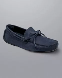CHARLES TYRWHITT Driving Loafers - Navy -Charles Tyrwhitt Shop SHW0200NAV FRONT