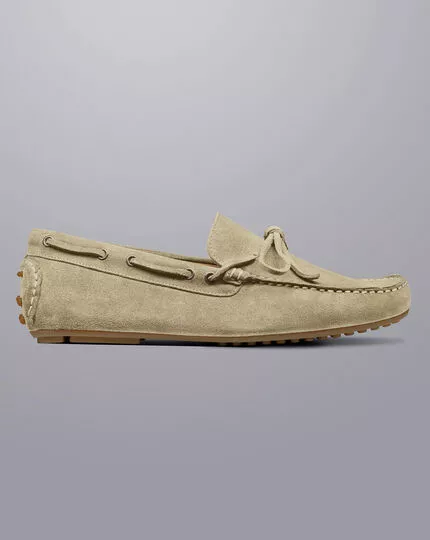CHARLES TYRWHITT Suede Driving Loafers - Ston 3 CHARLES TYRWHITT Suede Driving Loafers - Ston