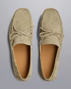 CHARLES TYRWHITT Suede Driving Loafers - Ston 9 CHARLES TYRWHITT Suede Driving Loafers - Ston -Charles Tyrwhitt Shop SHW0200STN TOP
