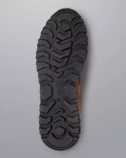 CHARLES TYRWHITT Leather And Suede Sneakers - Chestnut Brown & Grey 9 CHARLES TYRWHITT Leather And Suede Sneakers - Chestnut Brown & Grey -Charles Tyrwhitt Shop SHW0240CBR BOTTOM