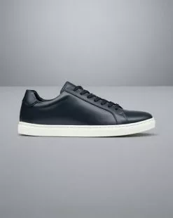 CHARLES TYRWHITT Leather Sneakers - Navy