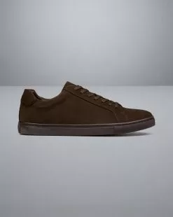 CHARLES TYRWHITT Suede Sneakers - Chocolate Brown