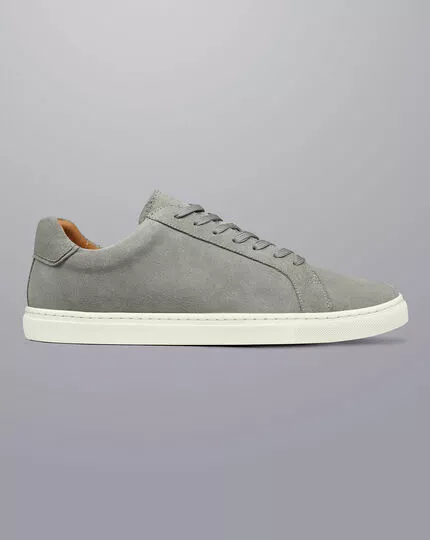 CHARLES TYRWHITT Suede Sneakers - Grey 3 CHARLES TYRWHITT Suede Sneakers - Grey
