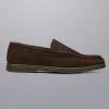CHARLES TYRWHITT Nubuck Slip-On Loafer - Chocolate Brown 1 CHARLES TYRWHITT Nubuck Slip-On Loafer - Chocolate Brown -Charles Tyrwhitt Shop SHW0252CHC SIDE