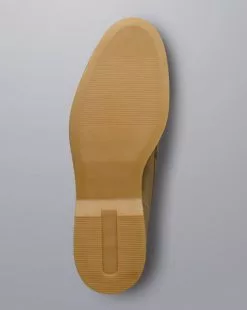 CHARLES TYRWHITT Suede Slip-On Shoes - Dark San -Charles Tyrwhitt Shop SHW0252DSD BOTTOM