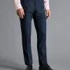 CHARLES TYRWHITT Textured Business Suit Pants - Denim B