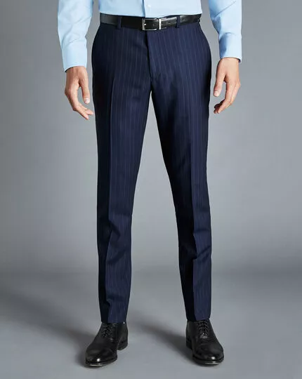 CHARLES TYRWHITT Stripe Suit Pants - French B 3 CHARLES TYRWHITT Stripe Suit Pants - French B