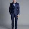 CHARLES TYRWHITT Natural Stretch Twill Suit - Royal B