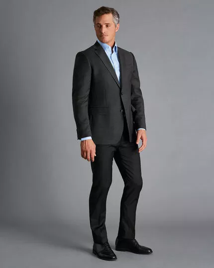 CHARLES TYRWHITT Natural Stretch Twill Suit - Ch 5 CHARLES TYRWHITT Natural Stretch Twill Suit - Ch - Image 3