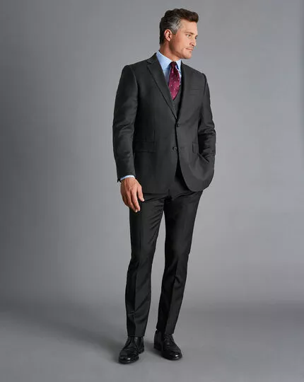 CHARLES TYRWHITT Natural Stretch Twill Suit - Ch 3 CHARLES TYRWHITT Natural Stretch Twill Suit - Ch
