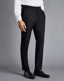 CHARLES TYRWHITT Tuxedo Pants - Dark Navy